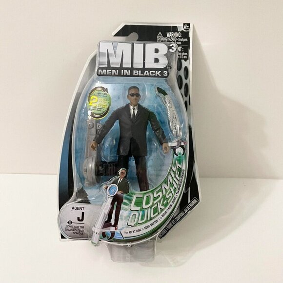 2012 Men In Black 3 Agent J Cosmic Quick Shift 4 Inch Action Figure Jakks - Picture 1 of 16